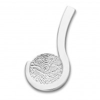 pendant, anhänger, hanger, fingerprint, fingerabdrück, vingeradruk, loving, gold, goud, white,