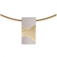 Wave gold yellow/white